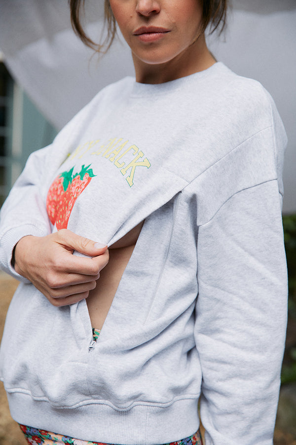 Tiny snack - Borstvoedingssweatshirt