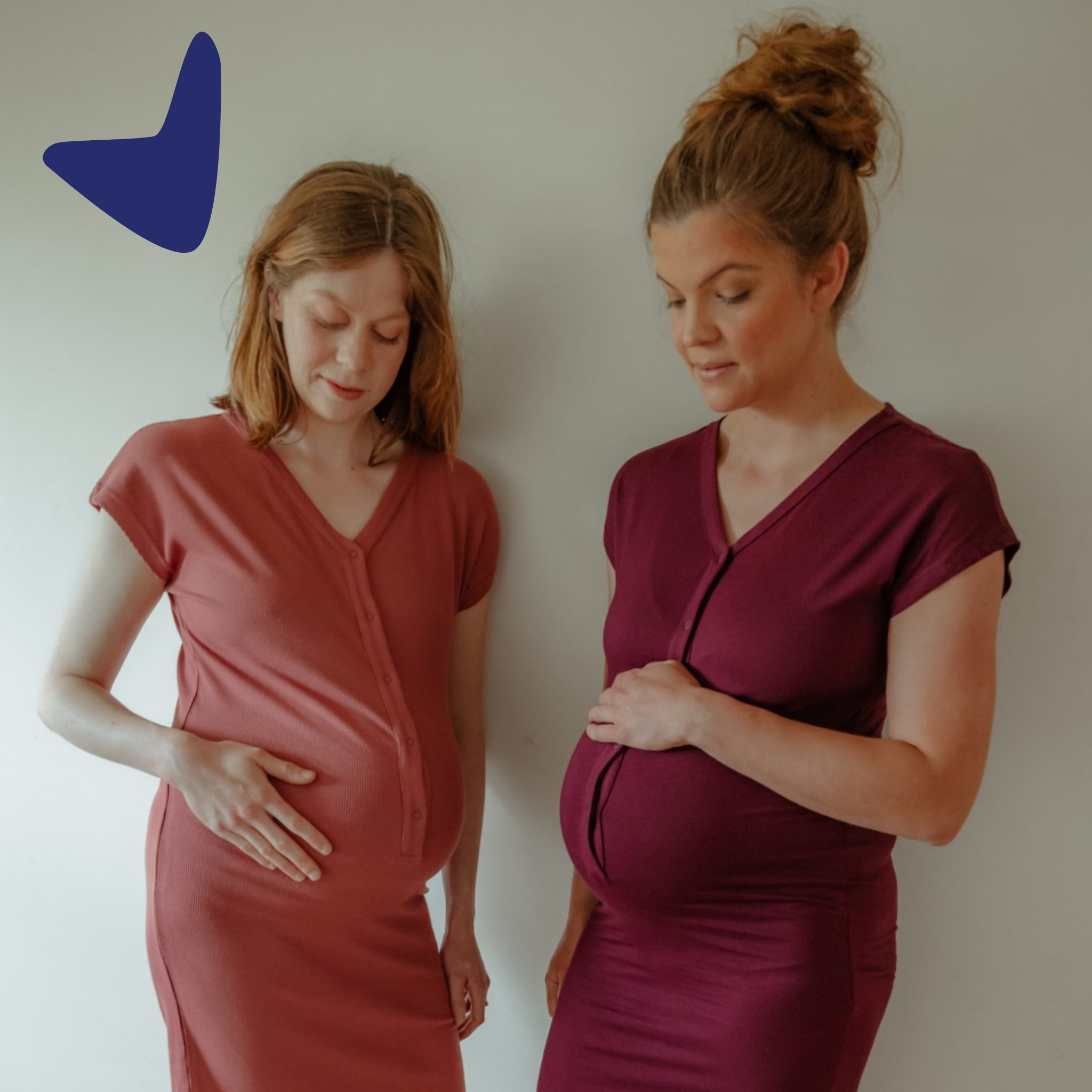 The maternity dress - Bamboo - normal fit