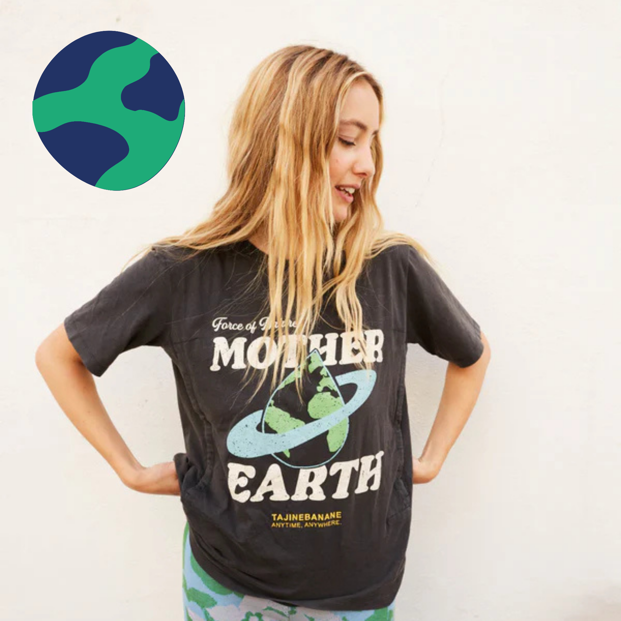 T-shirt d'allaitement maternel de la Terre Mère