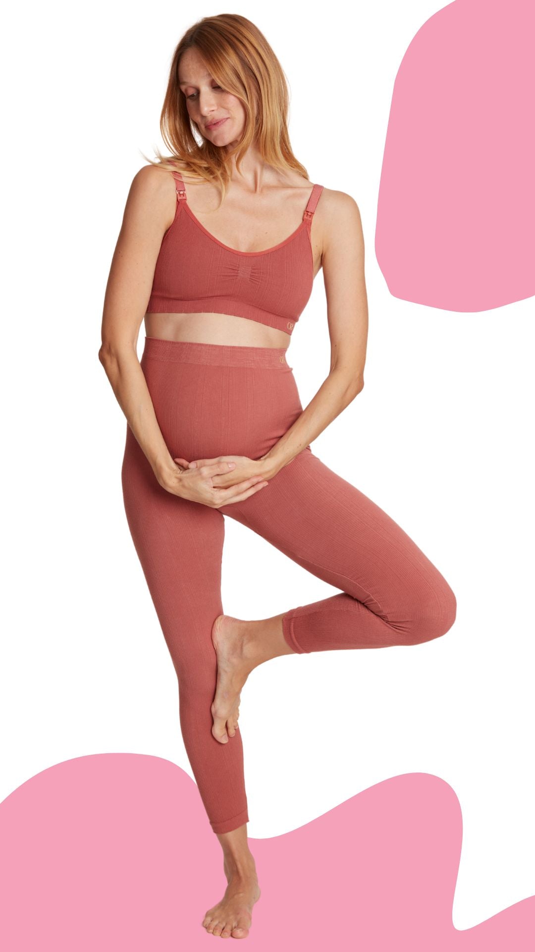 Cache Coeur - Zoé maternity leggings