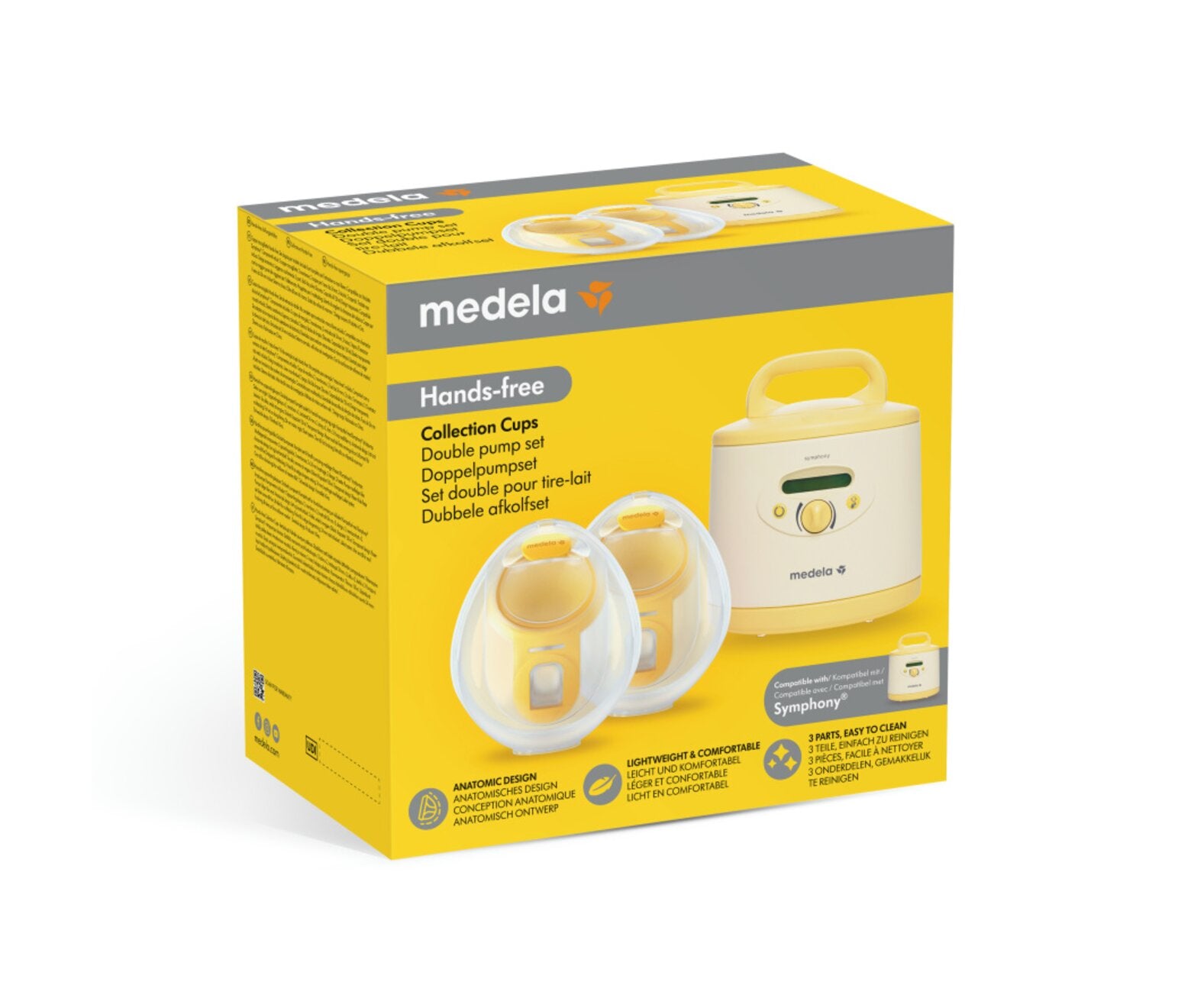 Hands-free Collection Cups voor Symphony®.