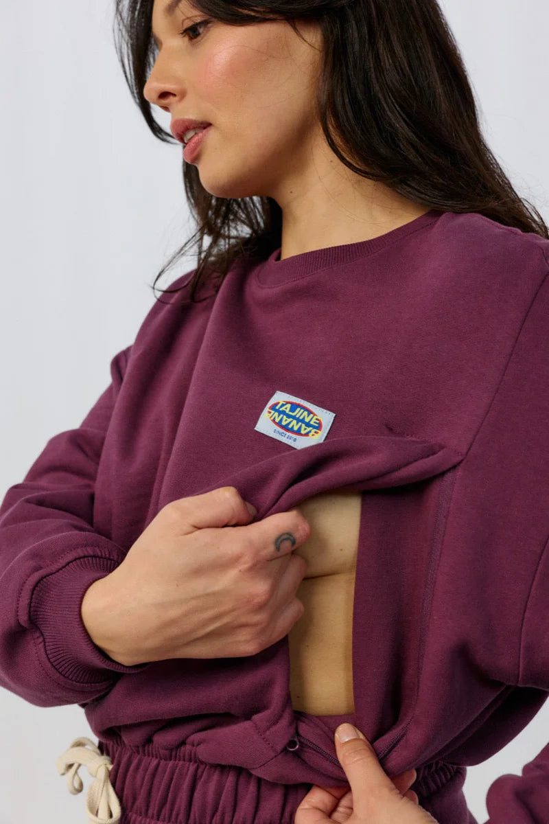 Jumpsuit borstvoeding 'Lait it be' (pre order)