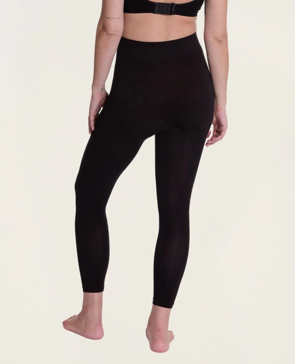 Essential Seamless Maternity Leggings - Zwart
