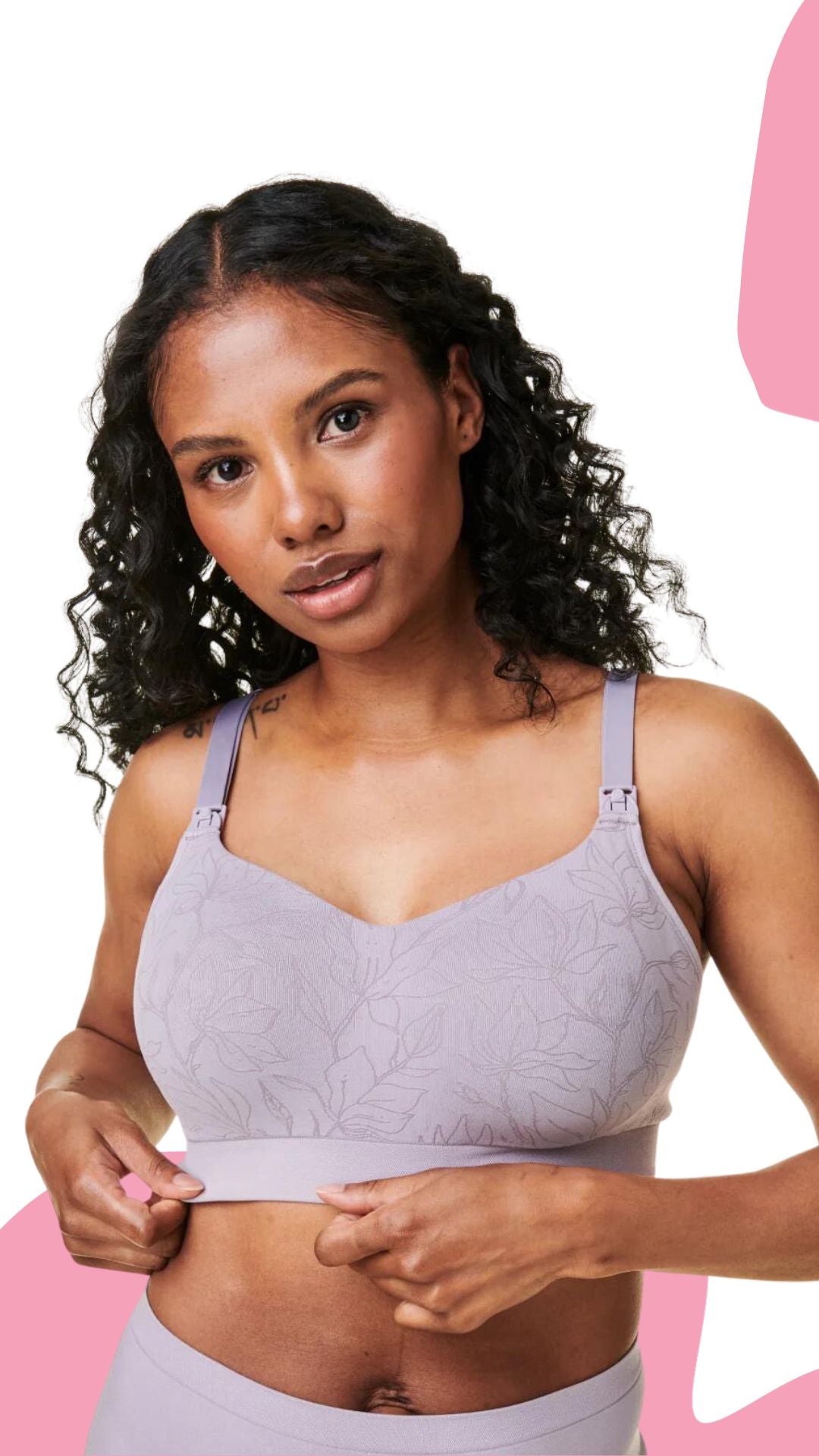 Soutien-gorge de maternité et d'allaitement balconnet Intrigue