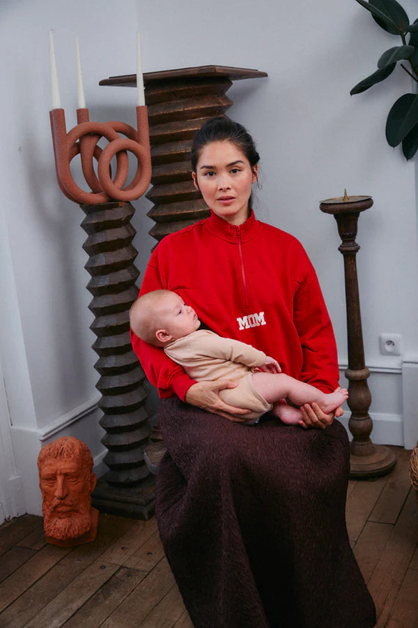 Borstvoedingstrui Mom rood