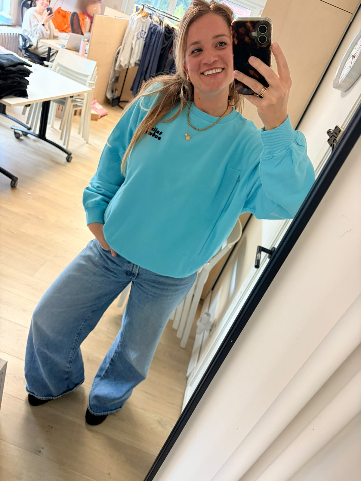 La P'allaite Breastfeeding Sweatshirt - Reef