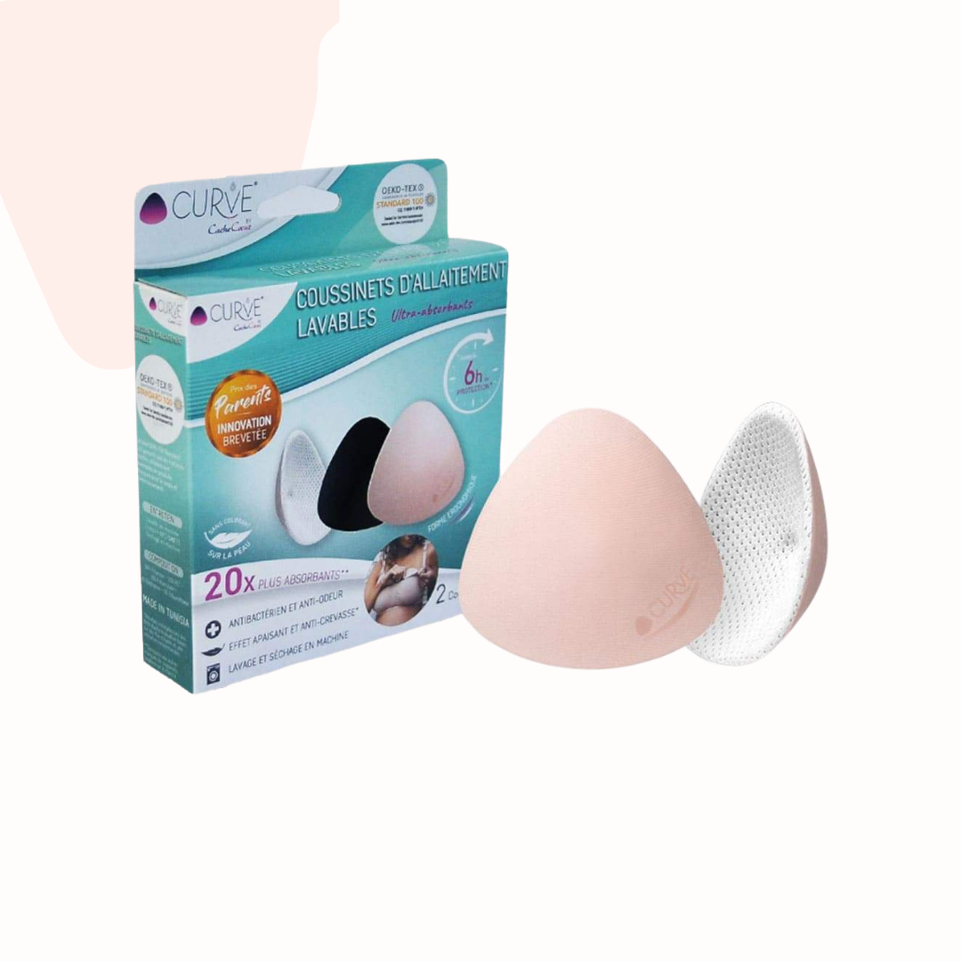 Breast pad Curve Washable (Slim)