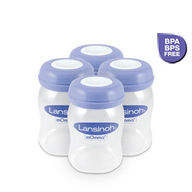 Breast milk storage bottles 4x160ml