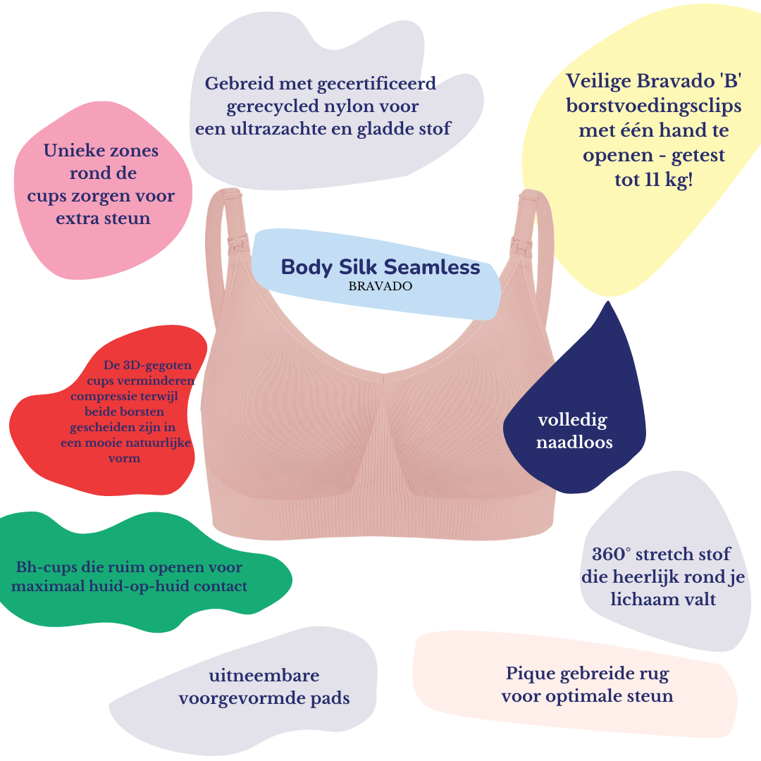 Body Silk Seamless - zwangerschaps- en voedingsbeha eindereeks