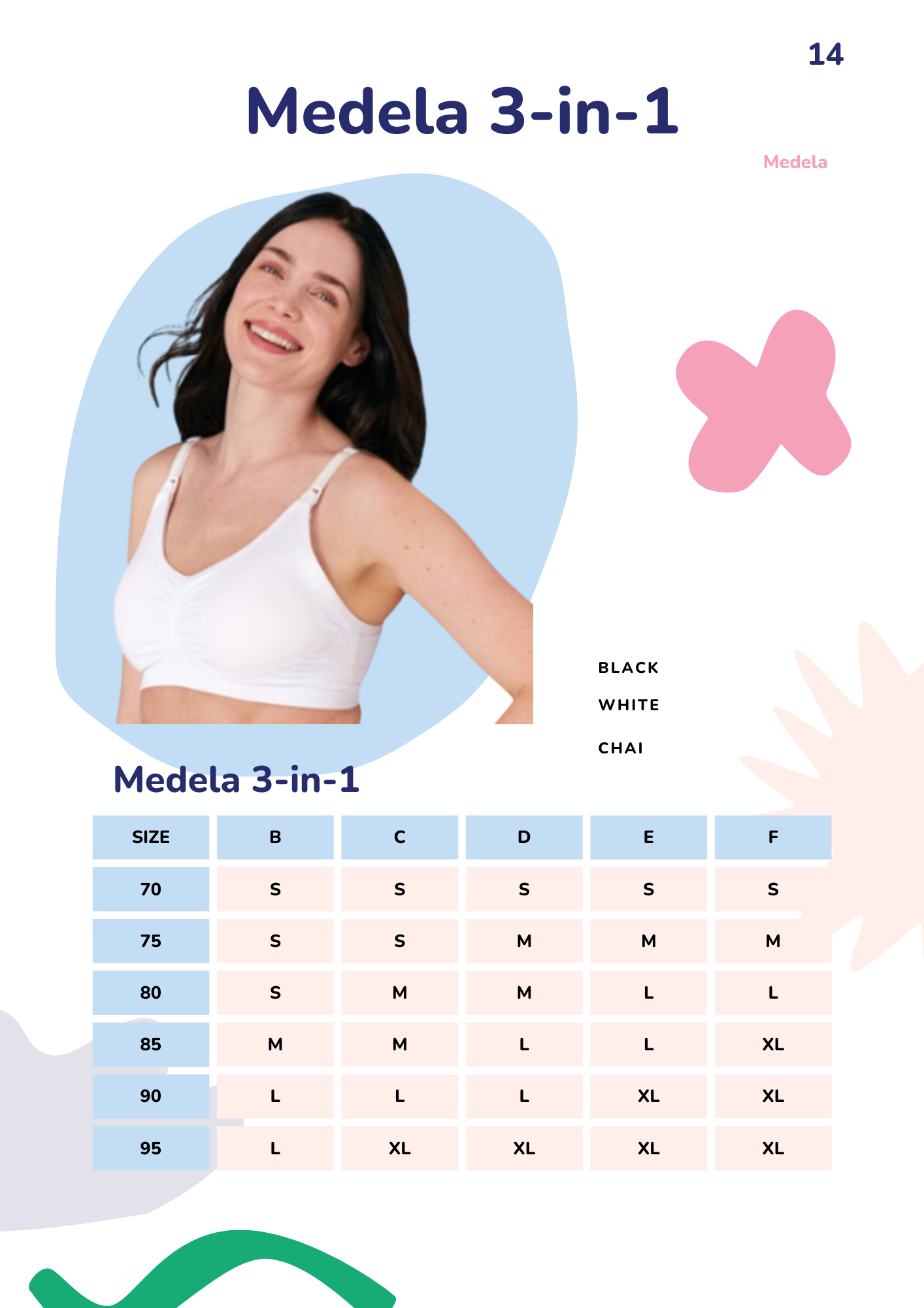 3-in-1 Bra for pumping and feeding