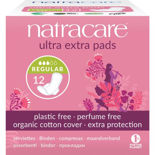 Serviettes hygiéniques Natracare Ultra Extra Pads