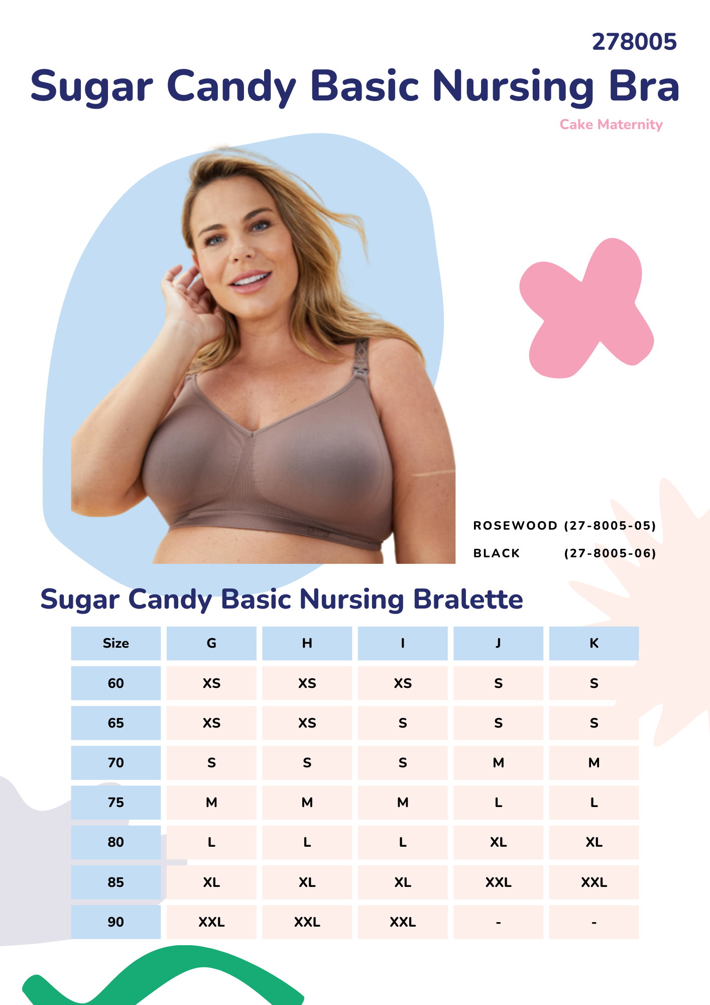 Popping Candy - Maternity and Nursing Bra (Size G to K)