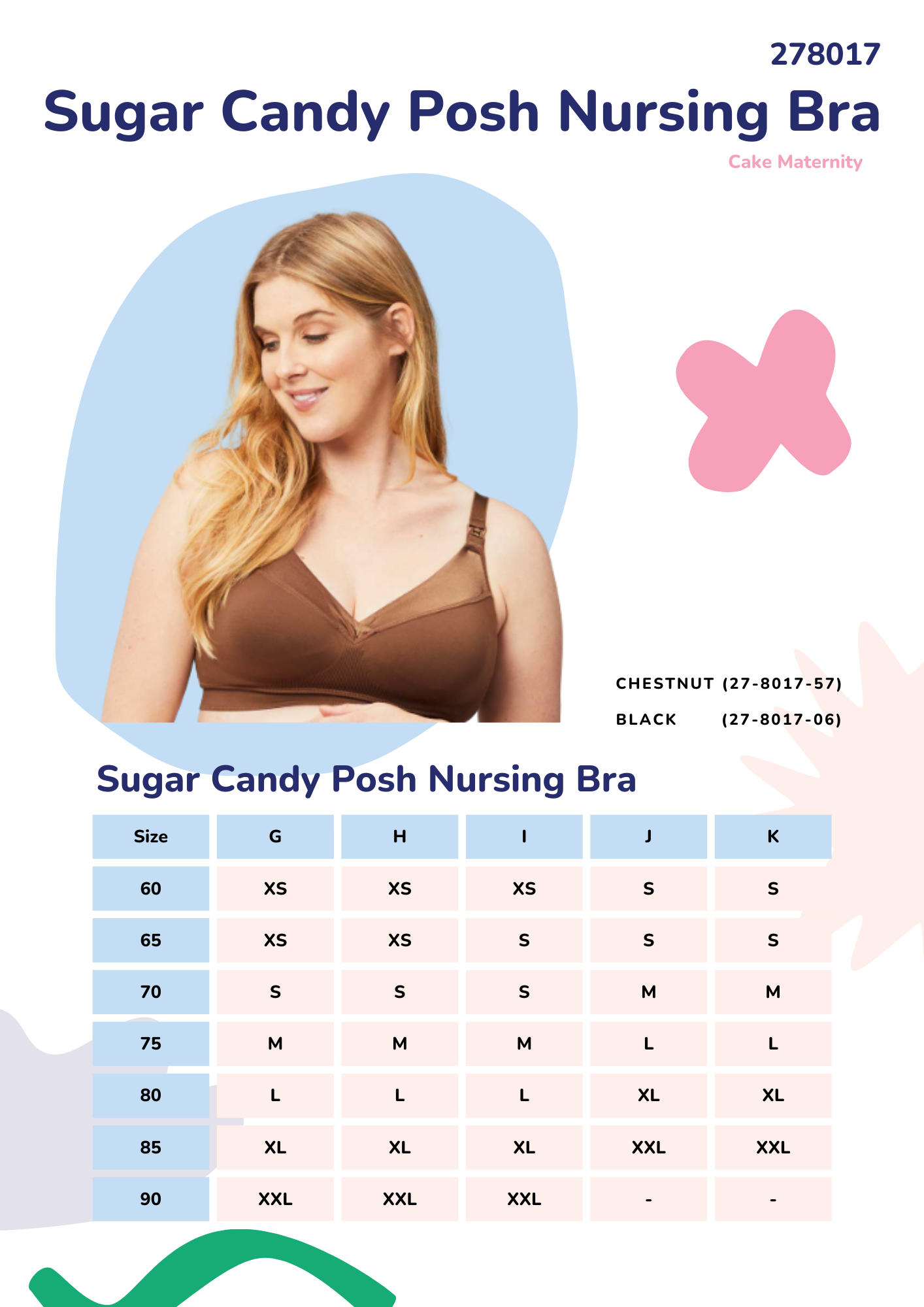 Ribbon Candy - Maternity and Nursing Bra (G to K)