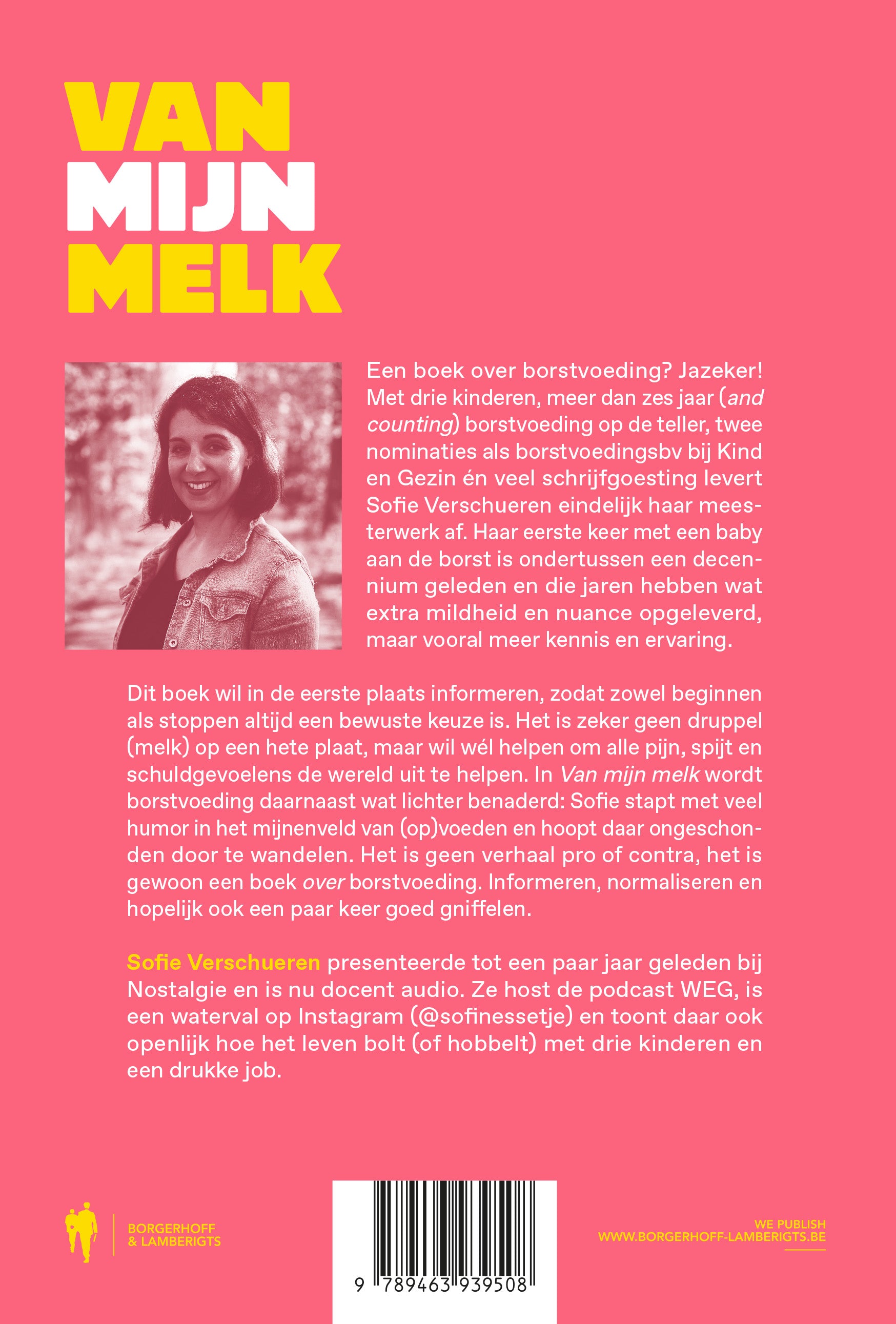 Book - From my milk - Sofie Verschueren